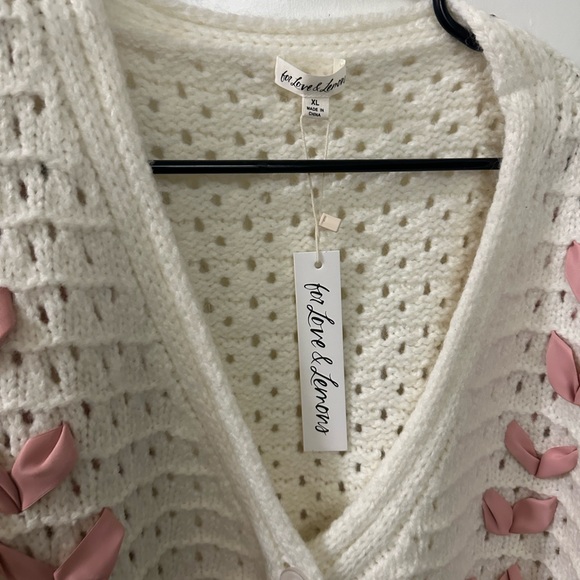 For love & lemons Laurel Oversized Cardigan - Picture 5 of 6